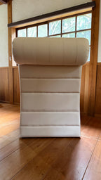 1人掛けラウンジソファ｜帆布×ボタンタフティング｜Toile Sofa