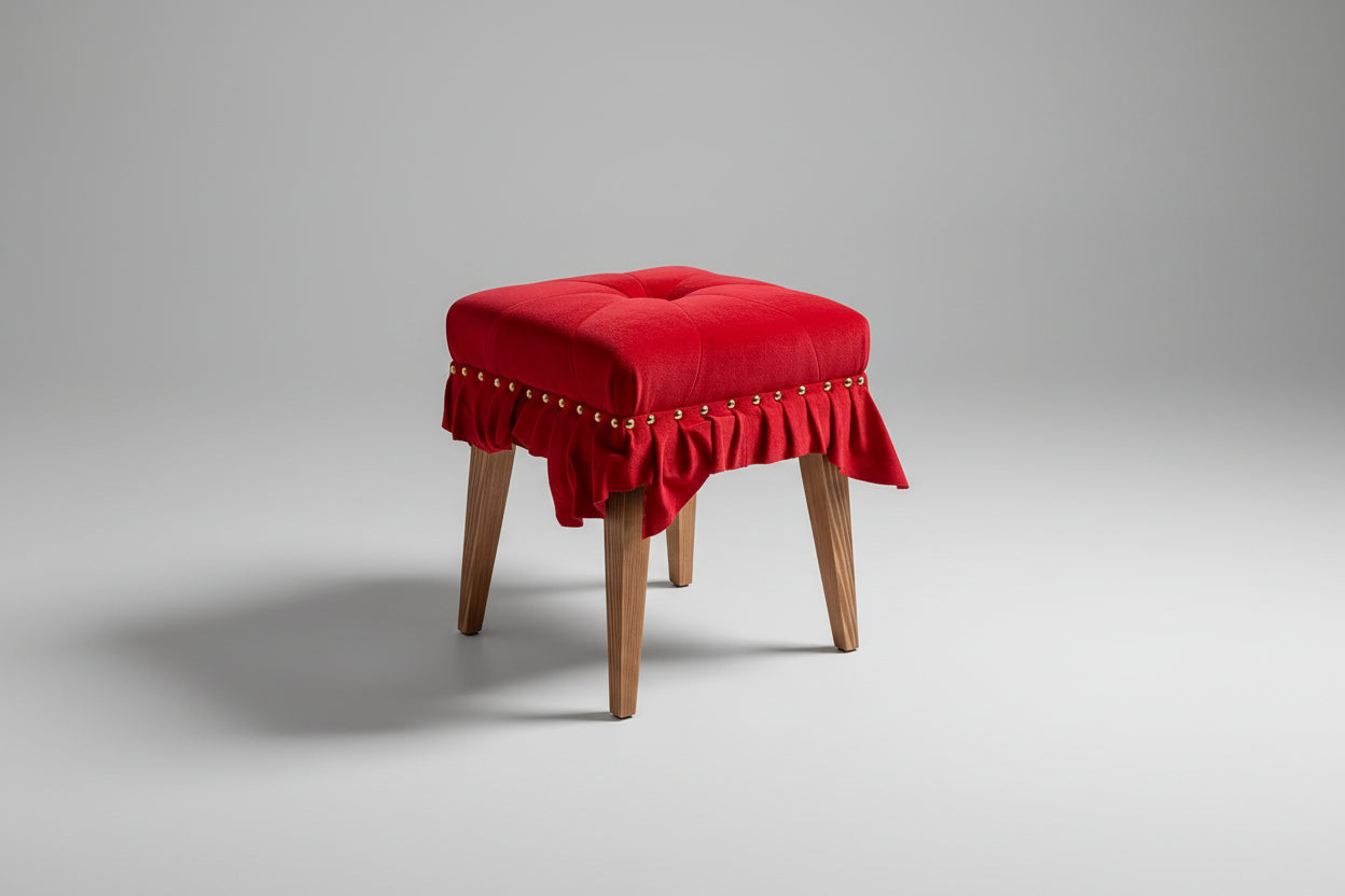 Swell Stool ~ｽｳｪﾙ･ｽﾂｰﾙ~ ｜豚革 / 真紅