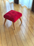 GRID | Red Suede Stool ~レッドスエード スツール~