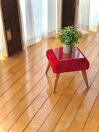 GRID | Red Suede Stool ~レッドスエード スツール~