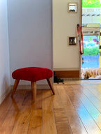 GRID | Red Suede Stool ~レッドスエード スツール~