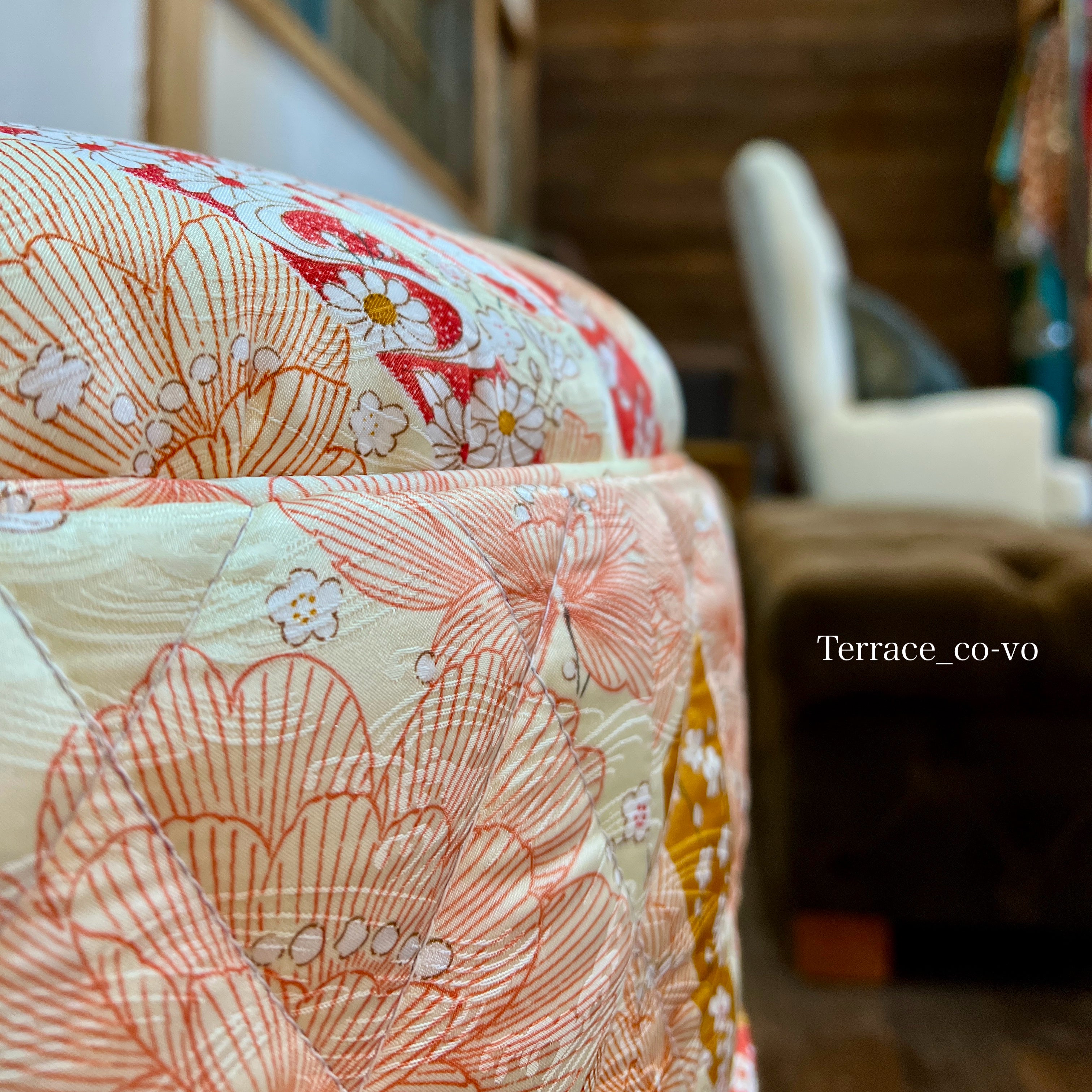KIMONO ~着物~ pattern stool　一点もの