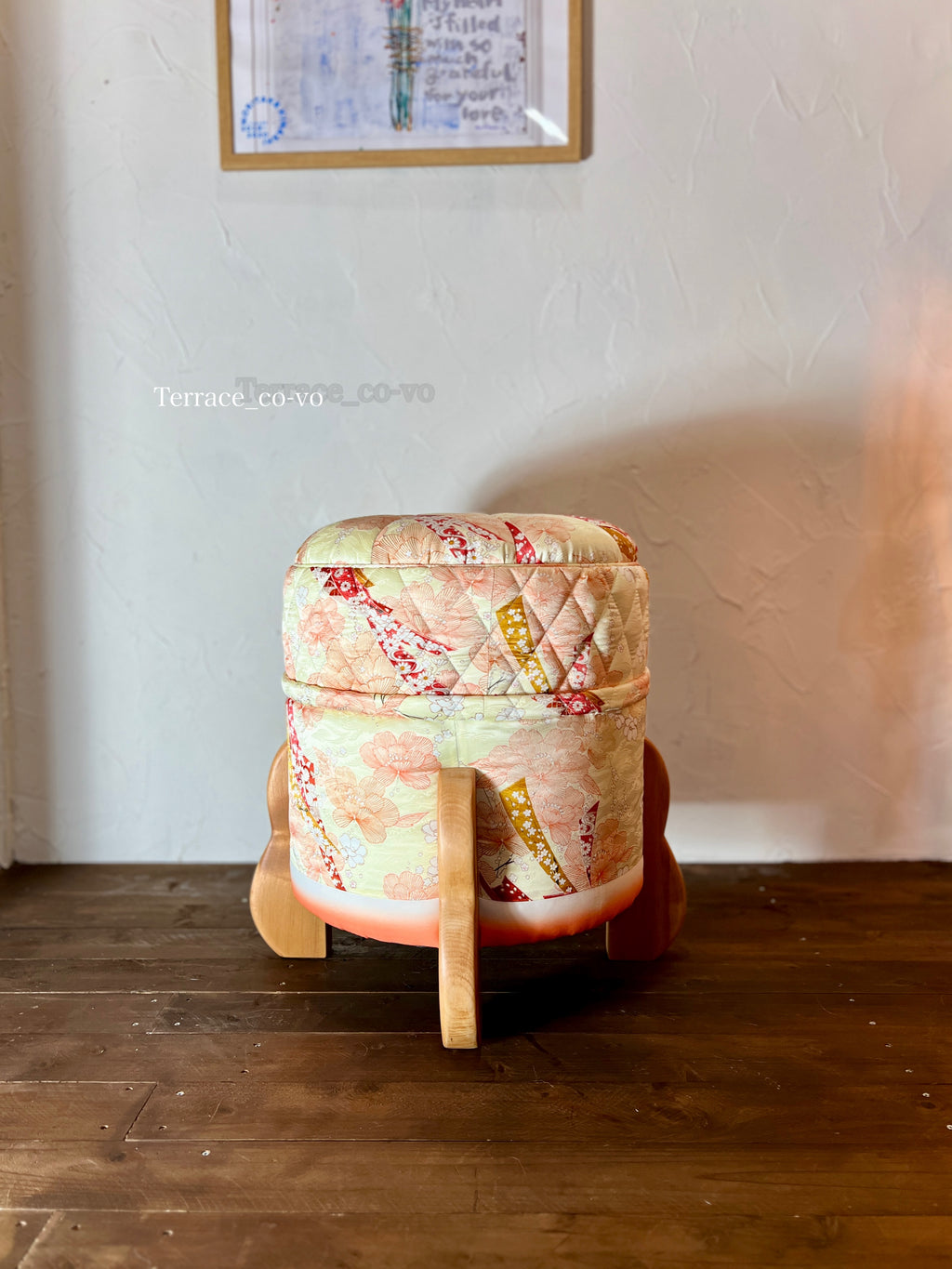 KIMONO ~着物~ pattern stool　一点もの
